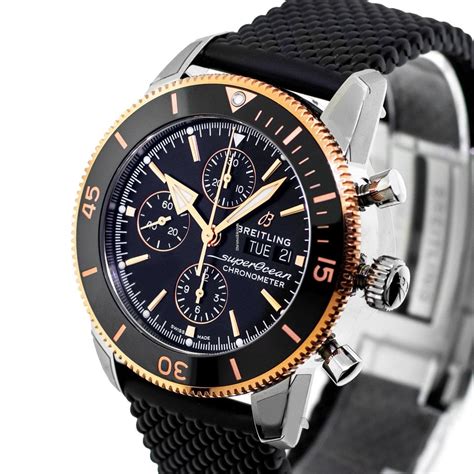 breitling superocean 44 rose gold price|Breitling Superocean heritage chronograph 44.